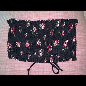 Flower Bandeau Swimsuit top